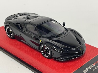 Ferrari 1/43スケール Ferrari SF90 Spider CLOSED ROOF Gloss Black in 1 43 scale by BBR