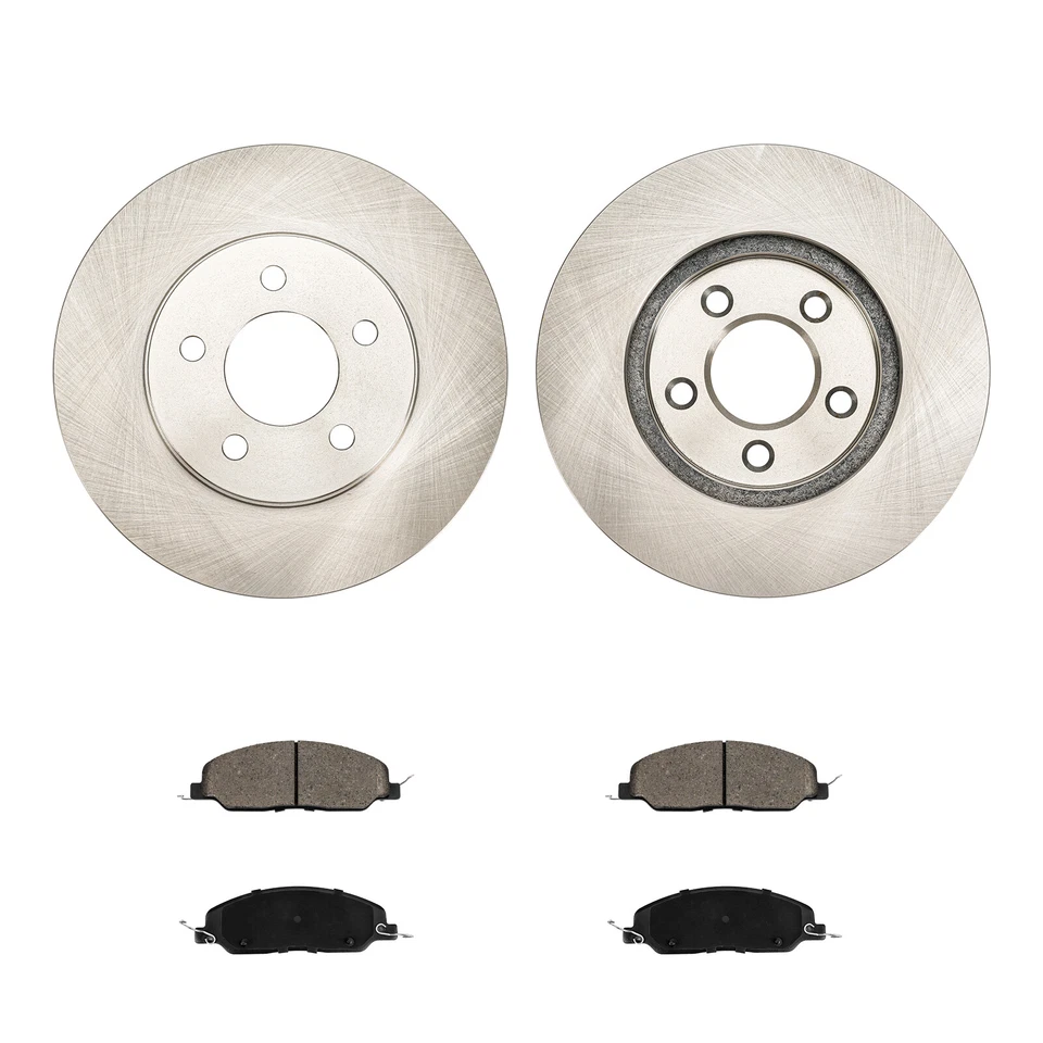 Front Disc Rotors Brake Kit for 2005 2006 2007 2008 2009 2010 Ford Mustang 4.0L Foto 2 de 4