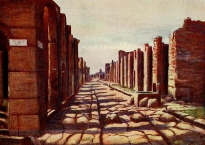 5959 Unknown - The Wonders of the World 1910 - Pompeii, principle streets