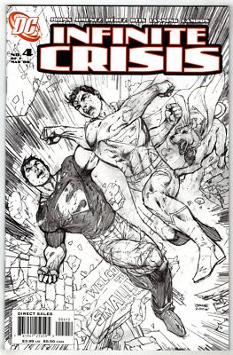 Infinite Crisis #4 2nd Print Jim Lee Sketch Variant DC 2005 1st Jaime Reyes V...