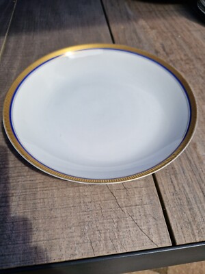 Thomas  Suppenteller  Ø 22cm Teller,  breiter Goldrand / Blau