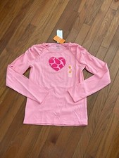 NWT Gymboree Pink Giraffe Print Gem Heart Top Shirt Size 12