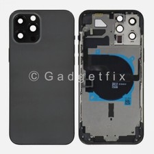 Back Housing Battery Glass Rear Cover Frame Replacement for iPhone 11 12 Pro Max