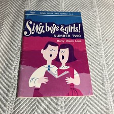 Singspiration Sheet Music Vintage Songbook 1944 Songs for Boys  Girls Paperback