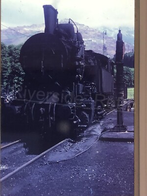 OBB Österreichische Eisenbahn Dampflok 35mm Farbfilmdia 70er Jahre - (#86)