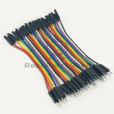 40p 10CM Dupont Male To Male Jumper Wire Ribbon Cable for Breadboard Arduino /RS