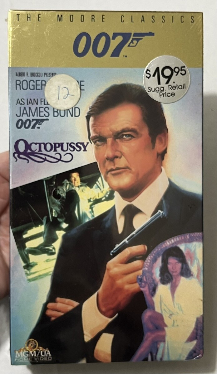 New SEALED 1988 James Bond OCTOPUSSY Roger Moore MGM/UA Home
