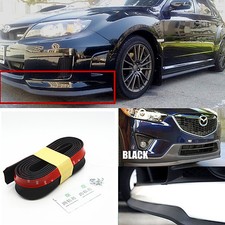 Parachoques delantero universal para automóvil divisor de labios barbilla alerón falda cuerpo protector de goma