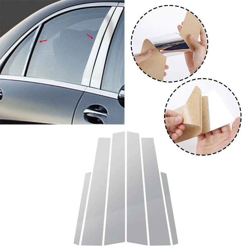 Chrome Pillar Posts Trim Cover For Mercedes-Benz S-Class W221 S 280 2007–2013 Foto 3 de 4