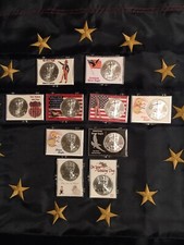 2020 AMERICAN SILVER EAGLE IN SPECIAL 2X3 SNAPLOCK DISPLAY CASE