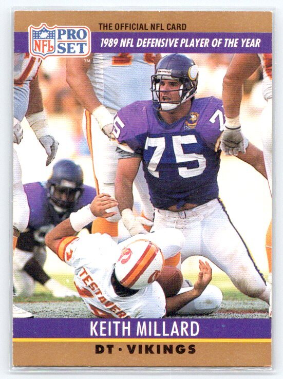 Keith Millard 1990 Pro Set Defensive Player of the Year #5