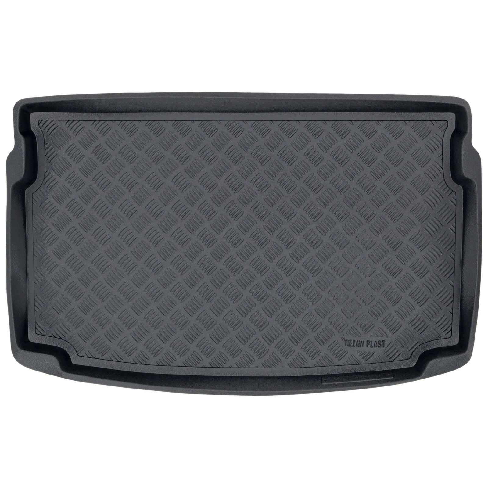 Tapis de coffre PVC Rezaw-Plast pour Volkswagen Polo VI après 2017 noir sur mesure