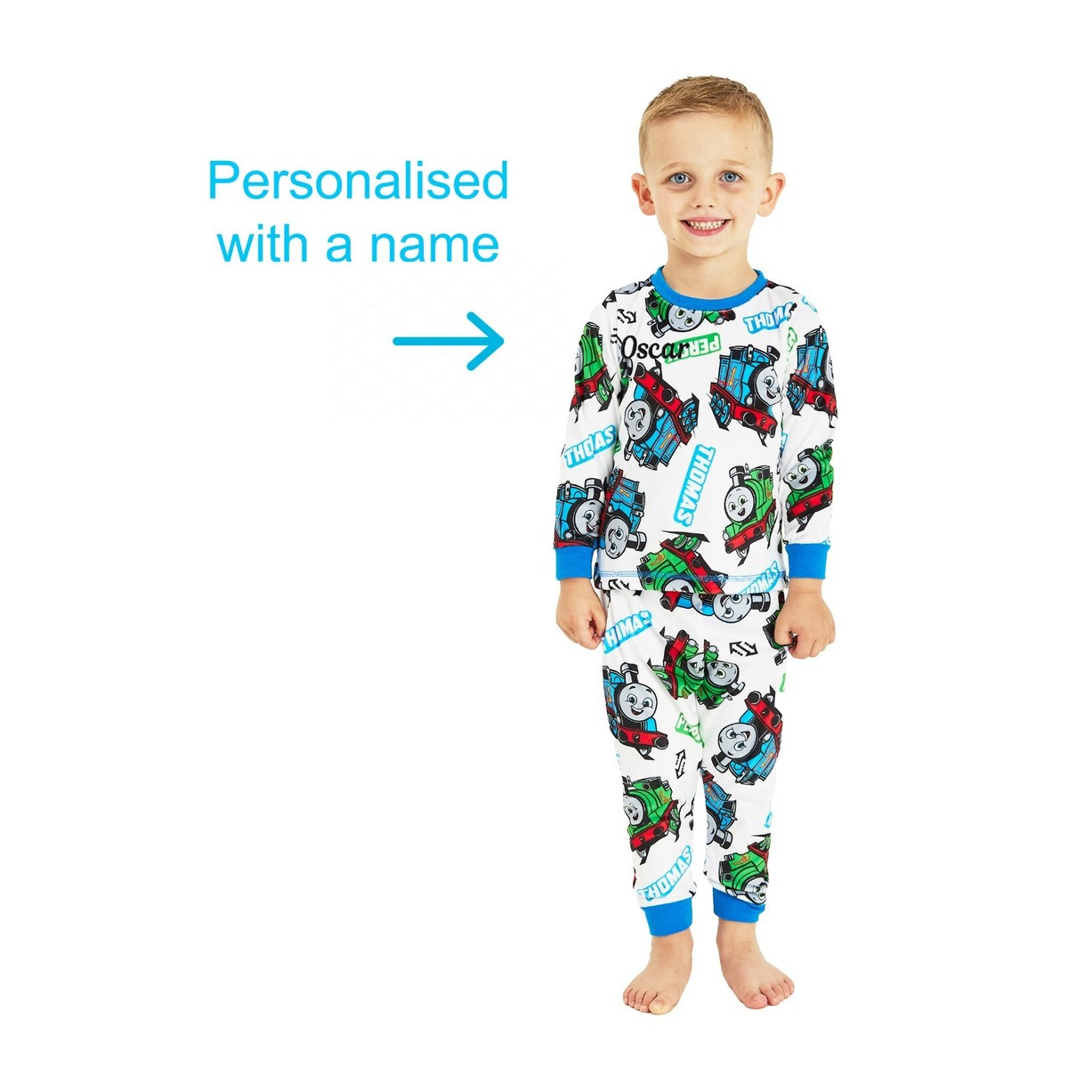 Personalised Pyjamas Thomas The Tank Pyjamas Thomas The Tank