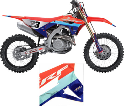FACTORY EFFEX GRAPHIC TK CHRM HON CRF250R 14-17, CRF450R 13-16 27-51302