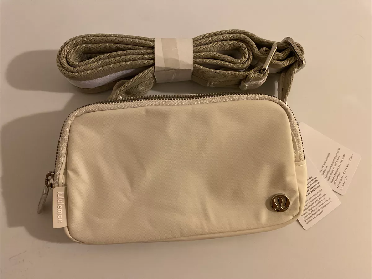 NWT LULULEMON Everywhere Crossbody Belt Bag Shoulder White Opal