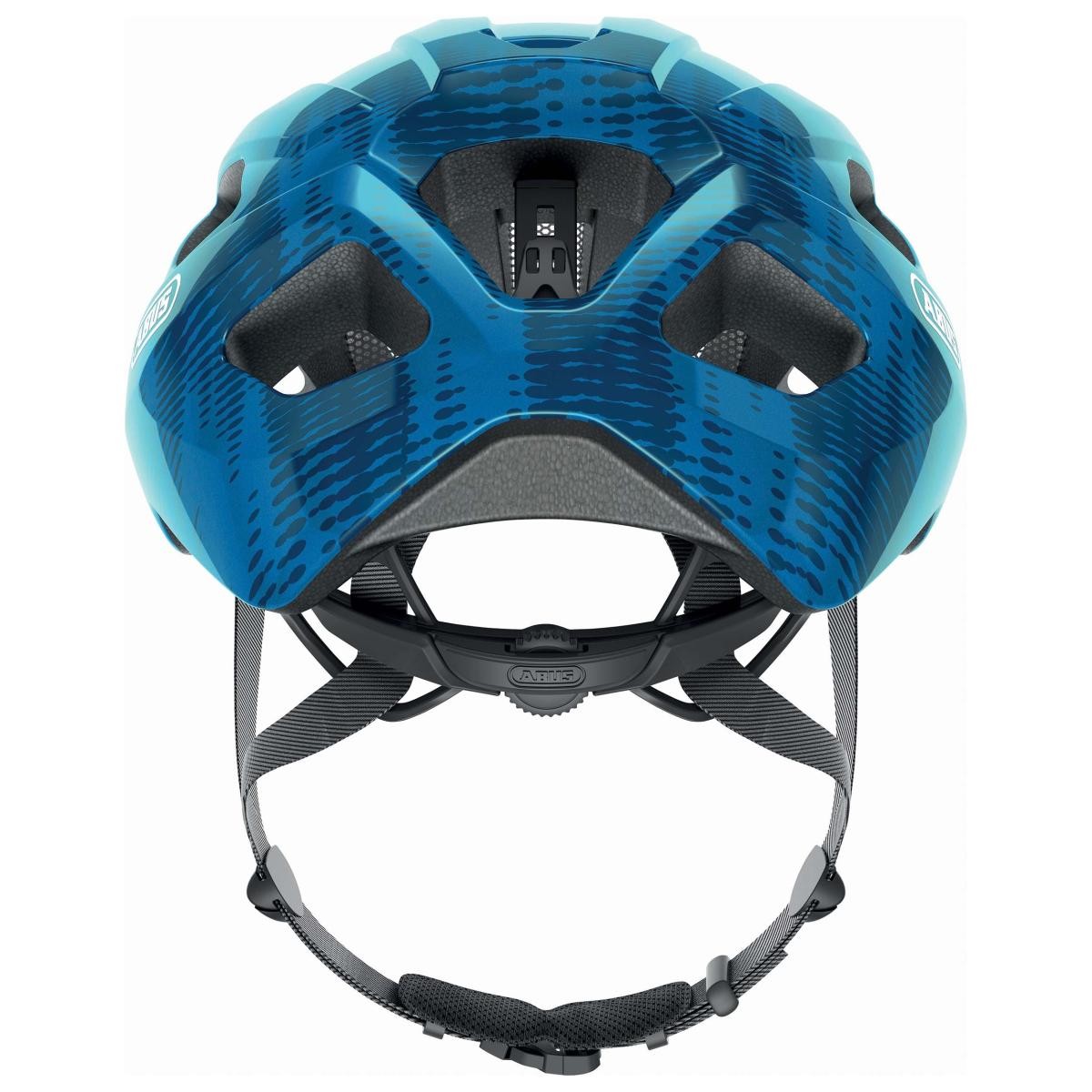 Casque vélo ABUS Macator bleu avec molette de réglage micrométrique - 3