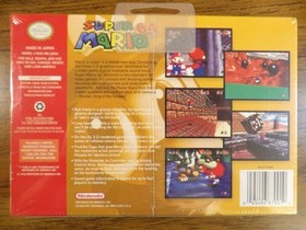 Super Mario 64 - First Print - VGA 85 NM+ Sealed - N64 Nintendo 64 - 1996