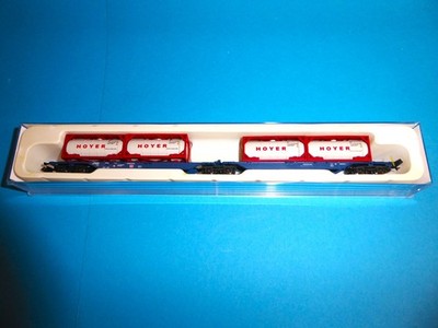 HOBBYTRAIN N H23711 ''DB Hoyer'' Gelenk-Containertragwagen