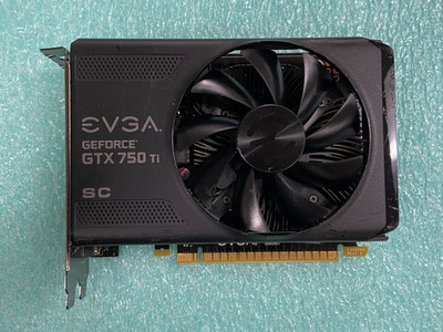 EVGA NVIDIA GeForce GTX 750 Ti SC 2GB GDDR5 Graphics Card 02G-P4-3753-KR GPU387