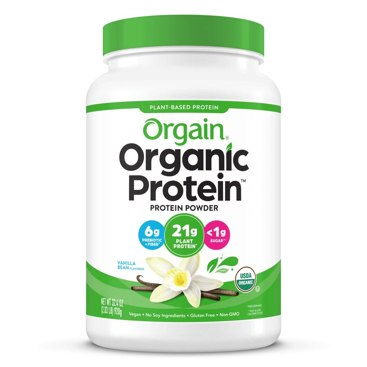 Orgain Organic Protein Протеиновый порошок на растительной основе - Ваниль в зернах 324 унции 203 9790₽