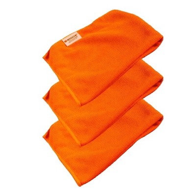 WHOOSH, 3er Set XL Mikrofasertücher für Elektronik, Orange