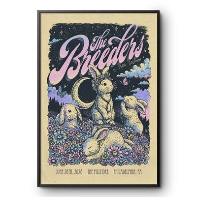 The Breeders The Fillmore Philadelphia PA June 26 2026 Poster