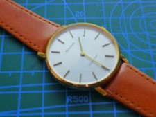 Vintage Men's  Bulova Longchamp Gold Tone Manual Wind Running Wristwatch