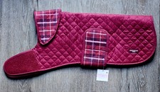 COCOPUP London Designer Dog Coat. Size M. Fleece Lined. 
