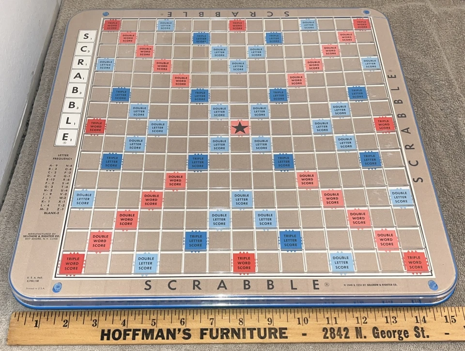 Peça de reposição Scrabble Deluxe edição toca-discos SOMENTE PLACA - Imagem 3 de 4