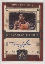 2006-07 SP Signature Edition Marks of Distinction 32/50 Thabo Sefolosha Auto px8