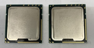 2 Intel Xeon E5530 SLBF7 2.40GHz 8M Quad Core LGA 1366 Server CPU Processor 80W