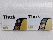 Taiyo Yuden That's MR 90 x 2 pieces METAL POSITION TYPE Ⅳ Cassette tape