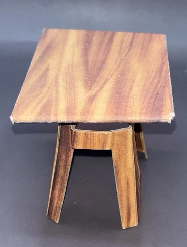 VINTAGE Barbie Dream Kitchen Dinette 1964 Original “wooden”  Table Cardboard