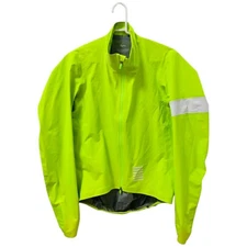 Rapha Pro Team Rain Jacket M GORE-TEX Fluorescent Green Used with Minor Flaws