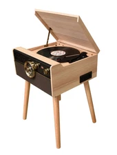 TECHPLAY RECORD PLAYER STEREO BUILT-IN SPEAKERS CD BLUETOOTH CYCLOPS ESPRESSO