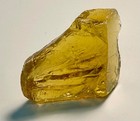 Amber Translucent Art Glass Cullet Slag Glass 5.1 oz  3" X 2.5" X 1" — photo 1