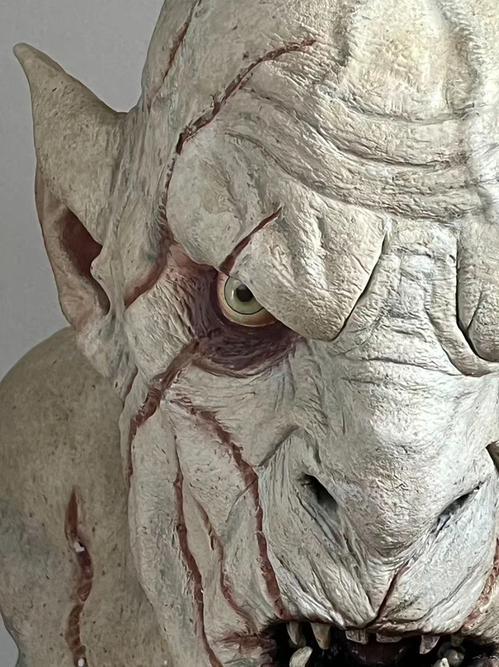 Pre-venta Figura Busto Azog 1/1 Personalización Alta Calidad El Señor de los Anillos Foto 3 de 4