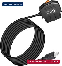 OBD Power Cable for Dash Camera, OBD2 to Mini USB Power Adapter Hardwire Charger