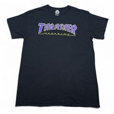 Thrasher Skate Magazine T Shirt Adult Size Medium Big Logo Y2K Surf Tee