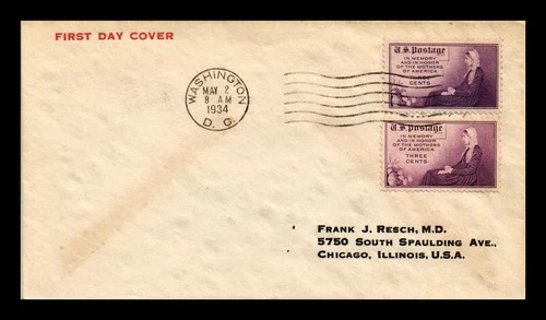 DR JIM STAMPS US COVER MOTHERS DAY 20TH ANNIVERSARY FDC SCOTT 737