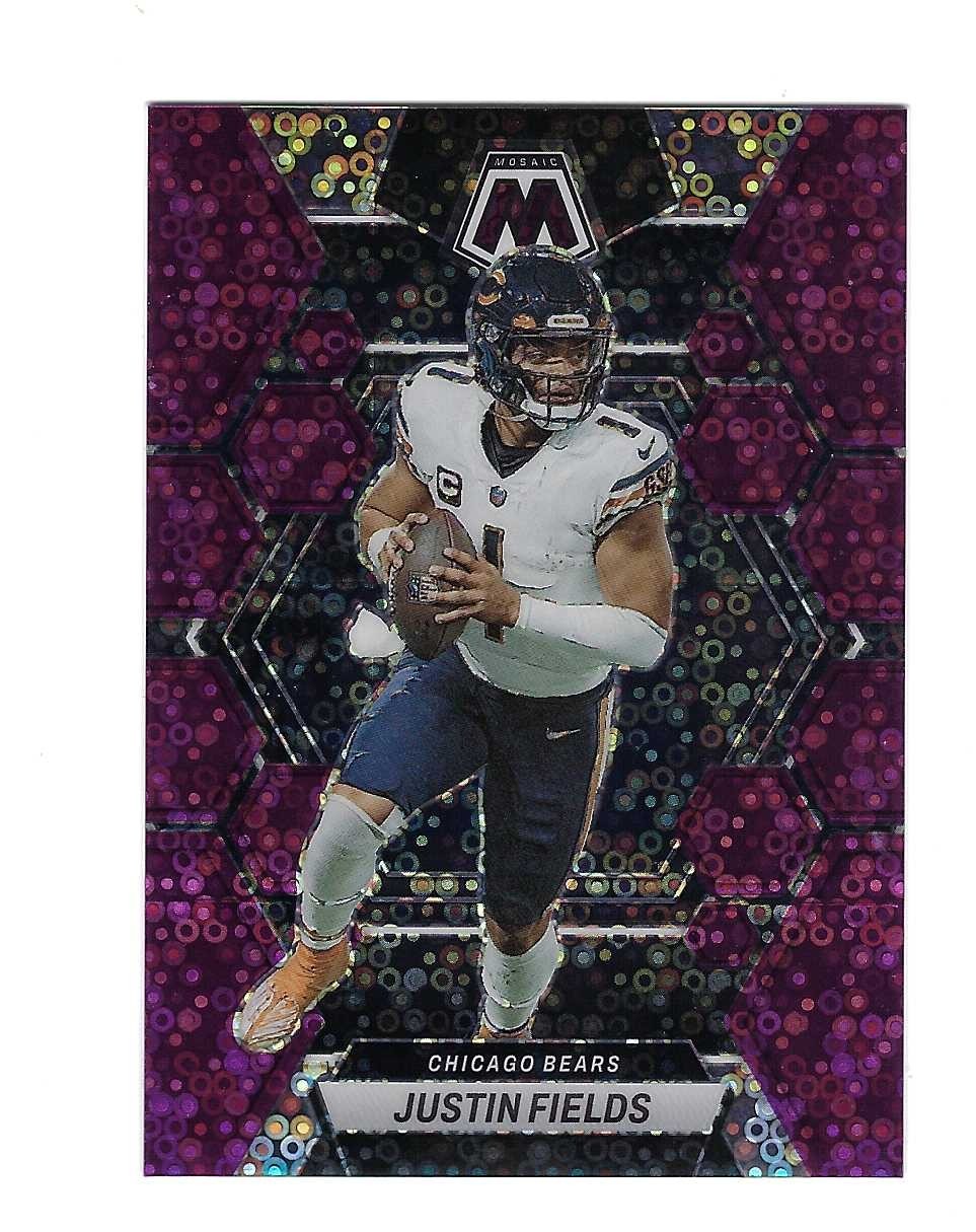 JUSTIN FIELDS 2023 MOSAIC PURPLE DISCO PRIZM #33 /50 $25.00 OHIO STATE BUCKEYES