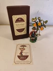Hubrig Figurine Annual Figure Pear 2011 Certificate Ladybug Obstler Barrel Original Packaging
