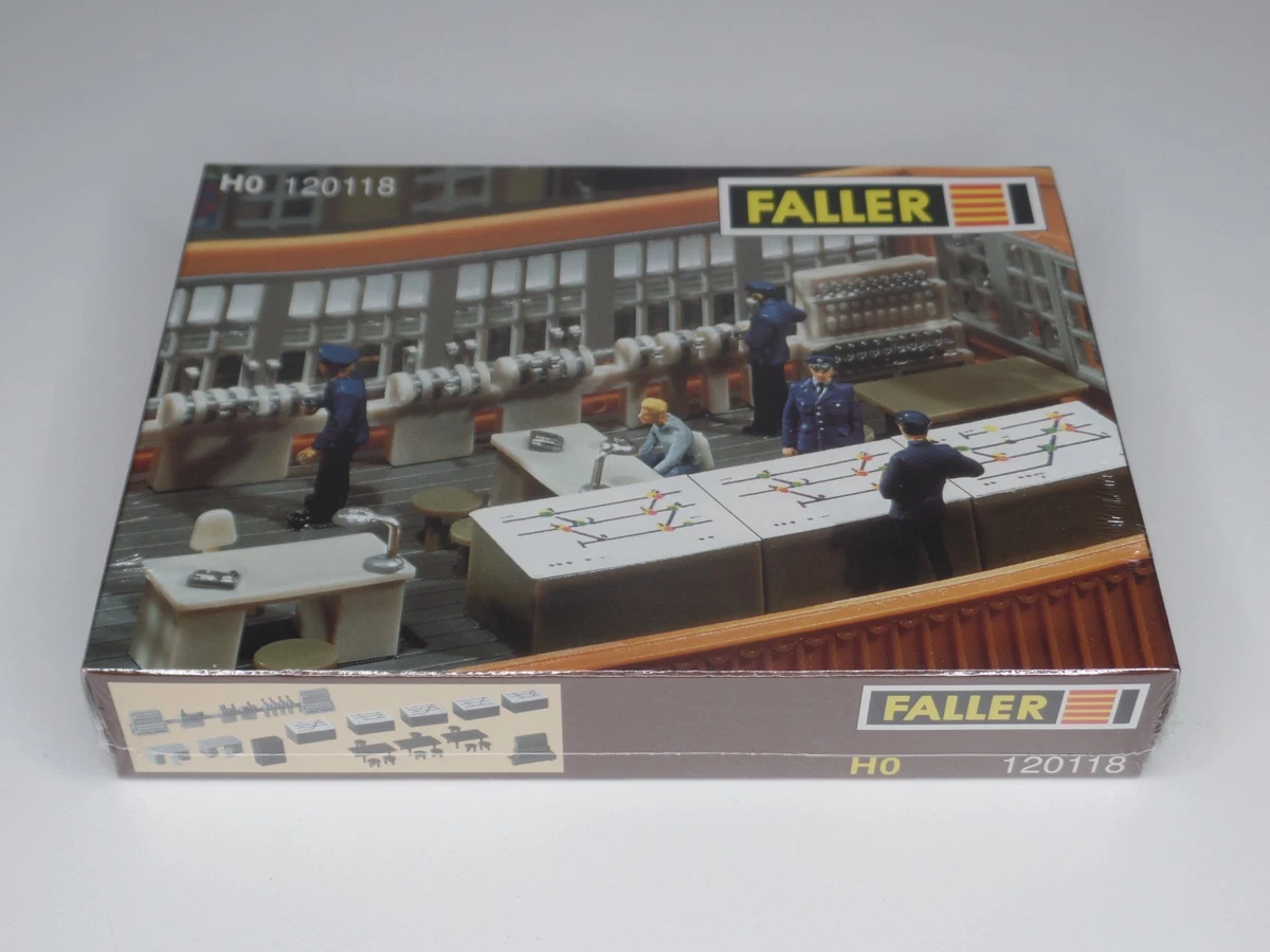 FALLER Plastic HO with Vintage Model Railroad Buildings, Tunnels