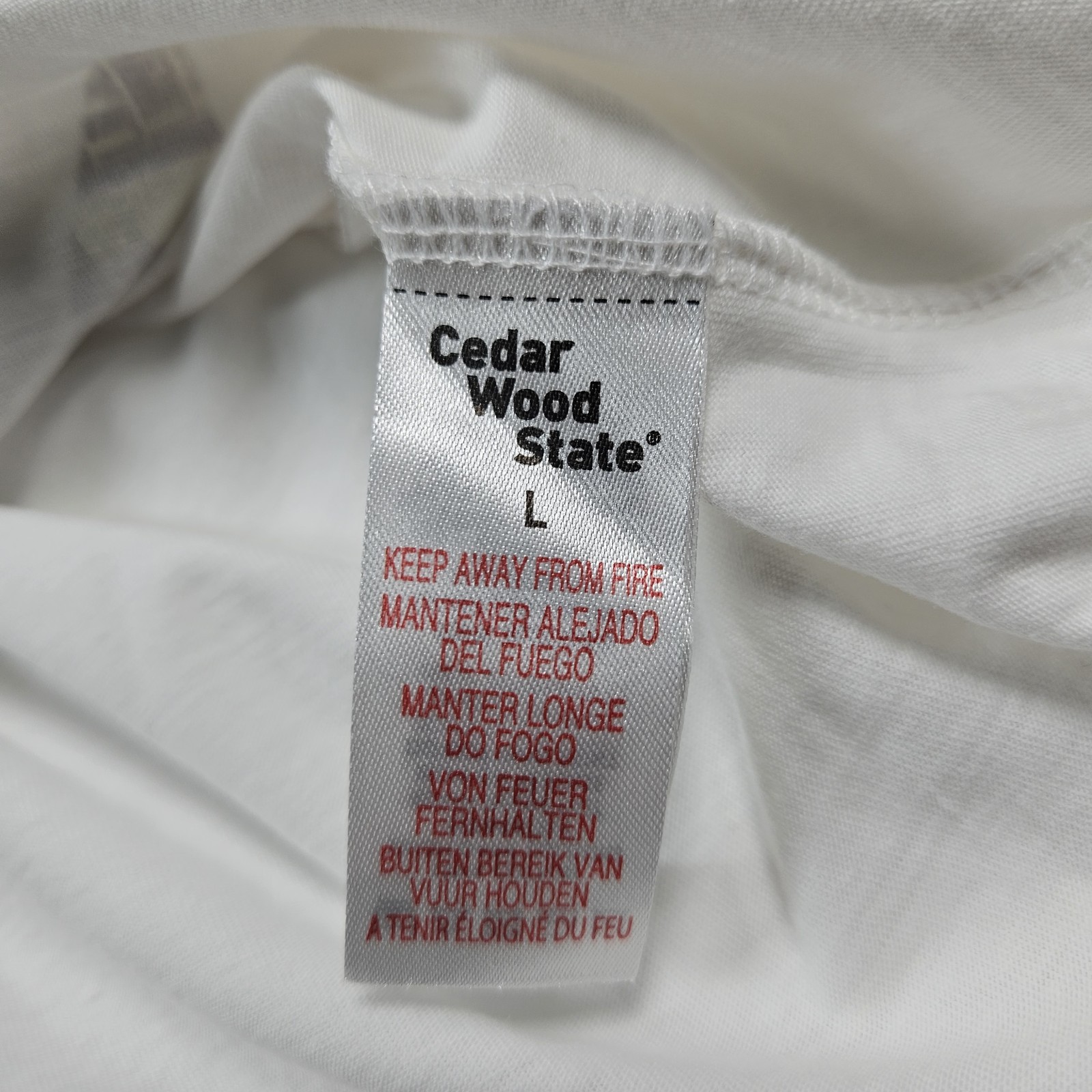 Cedar Wood State Men's Large London Landmarks T-Shirt Tee image 3