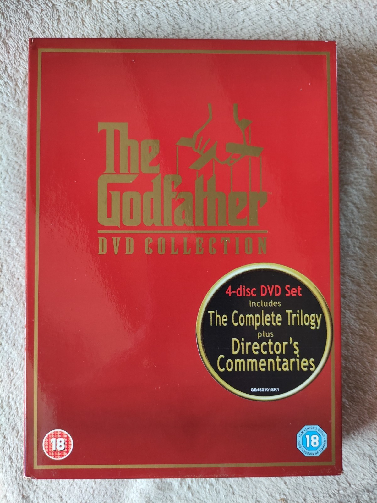 The Godfather Trilogy DVD ❤️  (2006) Al Pacino, Coppola 4 discs VGC