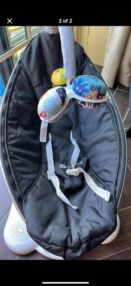 Asiento infantil 4moms 2000800 MamaRoo 4 - gris Foto 2 de 2