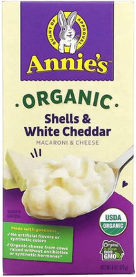 ANNIE'S 'Shells & White Cheddar' Macaroni & Cheese 170 gr aus USA