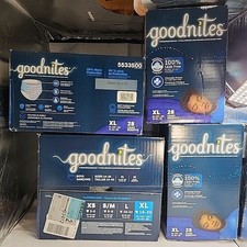 Goodnites Boys' Disposable Nighttime Underwear - Size XL 95-140 lbs - 112 ct