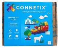 Connetix Magnetbausteine Regenbogen Pack 24 Teile 3+ Jahren NEU