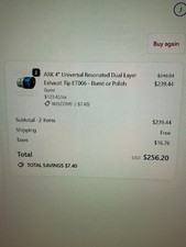 Pair 2 Of Ark 4 Resonated Tips Burnt